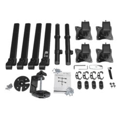 StarTech.com Quad Monitor Arm voor VESA Schermen tot 27" (8kg), 2x2 Configuratie, Verstelbare Hoogte, Scharnierende Monitorsteun met Verticale Arm, Draaien/Kantelen/Zwenken, Bureauklem/Doorvoertule - Afbeelding 4