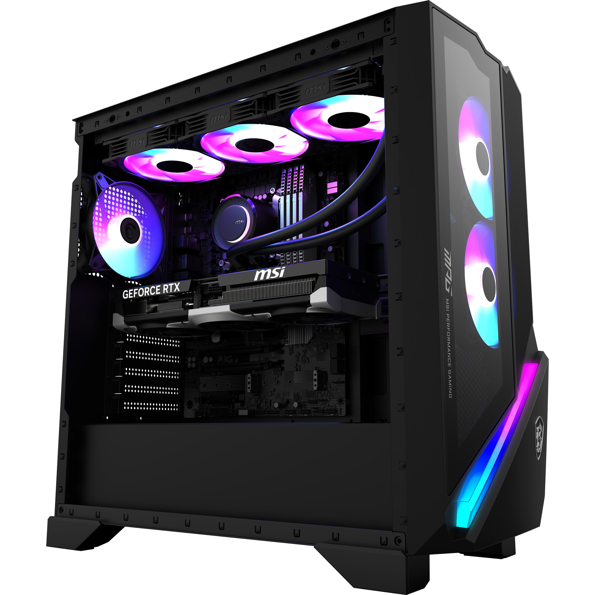 MSI MPG Infinite X3 AI 2NVV7-643EU Intel Core Ultra 7 265K 32 GB DDR5-SDRAM 1 TB SSD NVIDIA GeForce RTX 5080 Windows 11 Home Desktop PC Zwart - Afbeelding 14
