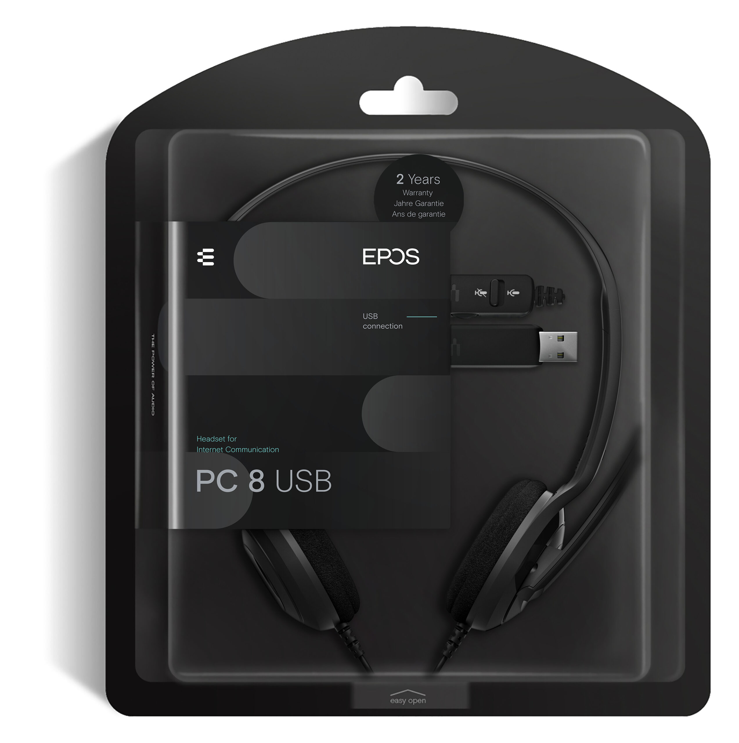 Sennheiser PC 8 USB Headset Bedraad Hoofdband Kantoor/callcenter USB Type-A Zwart - Afbeelding 10