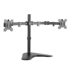 LogiLink BP0045 flat panel bureau steun 81,3 cm (32") Zwart, Roestvrijstaal - Afbeelding 2