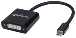 Manhattan 152549 video kabel adapter 0,195 m Mini DisplayPort DVI-I Zwart - Afbeelding 2