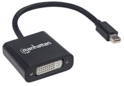 Manhattan 152549 video kabel adapter 0,195 m Mini DisplayPort DVI-I Zwart - Afbeelding 3