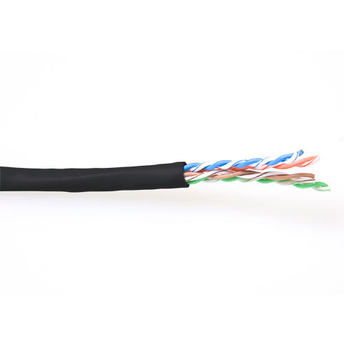 ACT CAT6 U/UTP PVC soepel patch zwart 100 m - Afbeelding 2