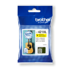 Brother LC-421XLY inktcartridge 1 stuk(s) Origineel Hoog (XL) rendement Geel - Afbeelding 2