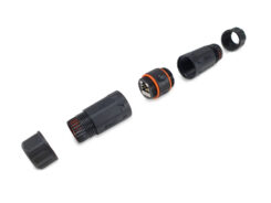 Equip 221162 tussenstuk voor kabels RJ-45 Zwart, Oranje - Afbeelding 3