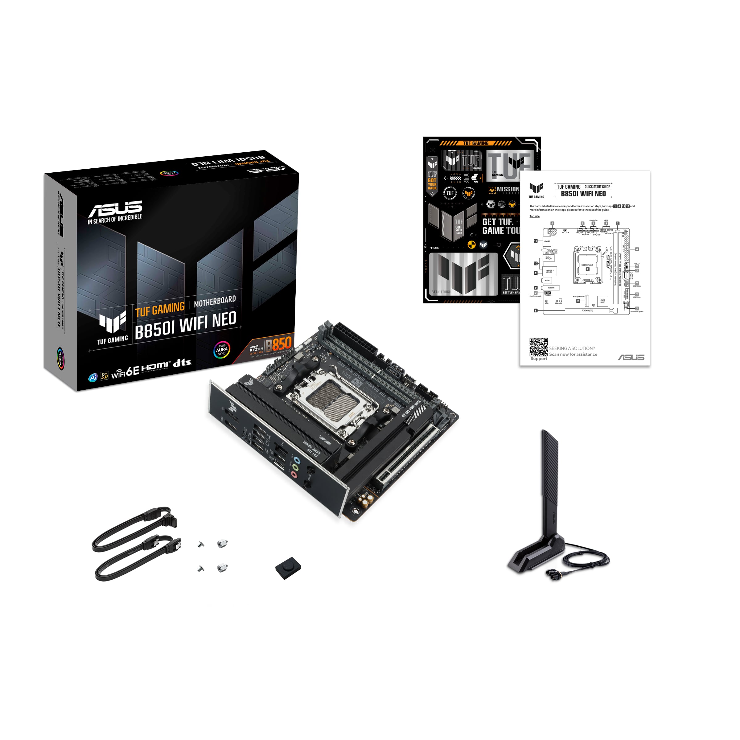 ASUS TUF GAMING B850I WIFI NEO AMD B850 Socket AM5 mini ITX - Afbeelding 5