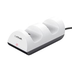 Trust GXT 254 Oplaadstation - Dual charging dock – Voor console controllers – USB-gevoed – Playstation 5 - Wit