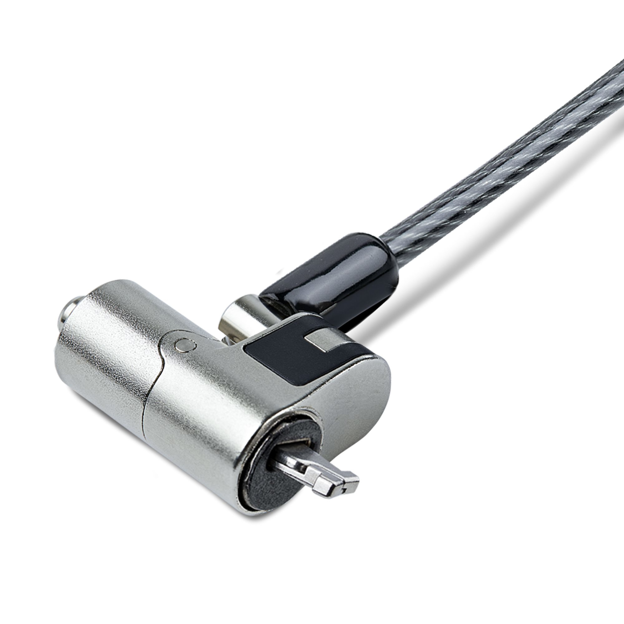 StarTech.com NANOK-LAPTOP-LOCK kabelslot Zwart, Zilver 2 m - Afbeelding 3