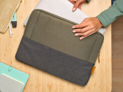 Trust Lisboa - Laptophoes - Sleeve - 16 inch - Gerecycled materiaal - Groen - Afbeelding 9