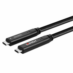 Lindy 43393 USB-kabel USB 3.2 Gen 1 (3.1 Gen 1) 8 m USB C 5 Gbit/s 60 W Zwart - Afbeelding 6