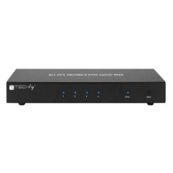 Techly IDATA DP-KVM4 KVM-switch Rack-montage Zwart - Afbeelding 2
