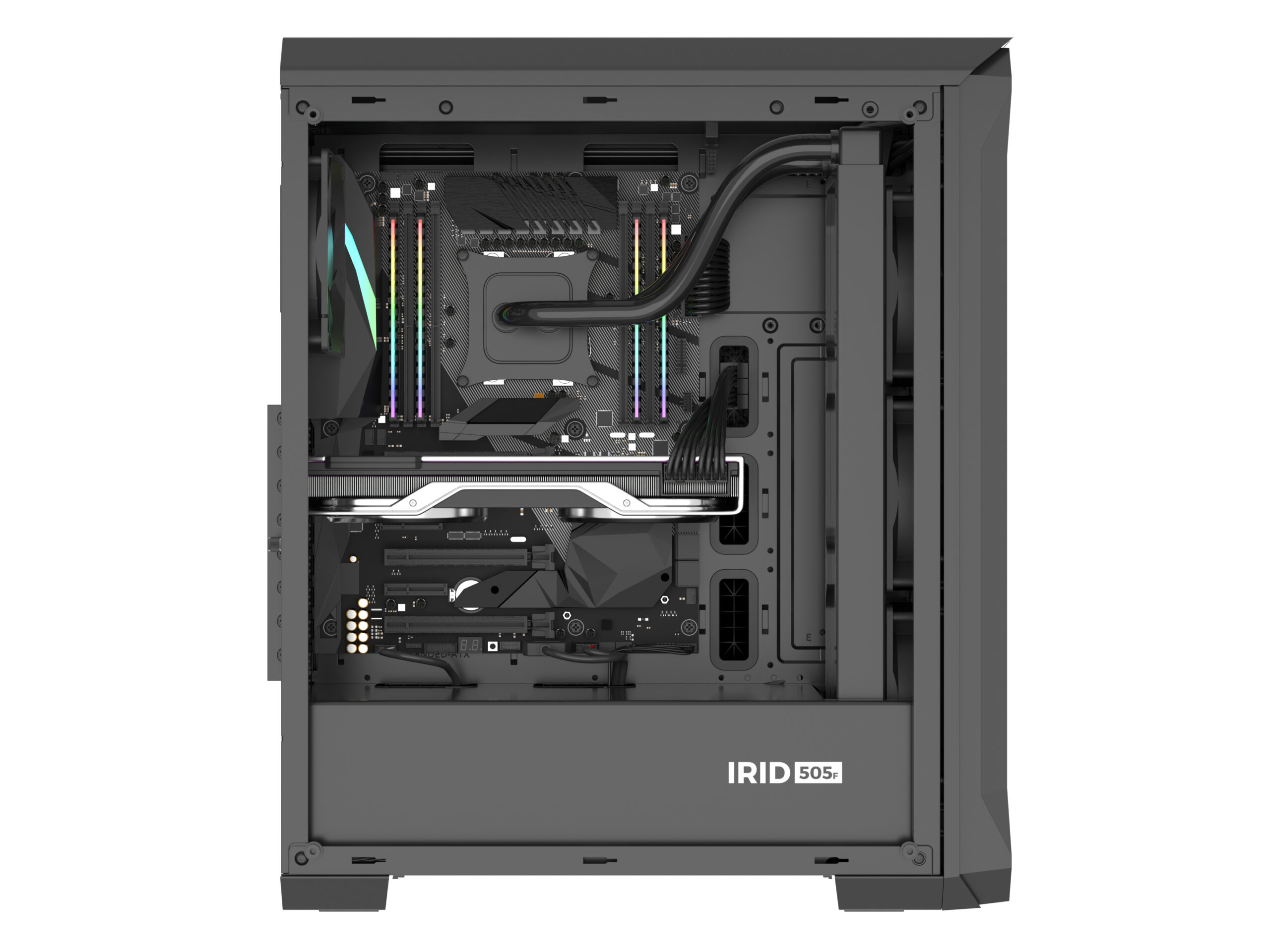 GENESIS Irid 505F Midi Tower Zwart - Afbeelding 16