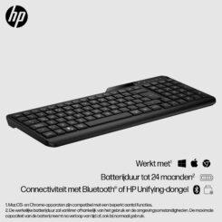 HP 475 DUAL-MODE WL KBD toetsenbord Universeel Bluetooth Zwart - Afbeelding 13