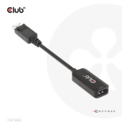 CLUB3D DisplayPort1.4 to HDMI 4K120Hz/8K60Hz HDR Active adapter M/F - Afbeelding 8