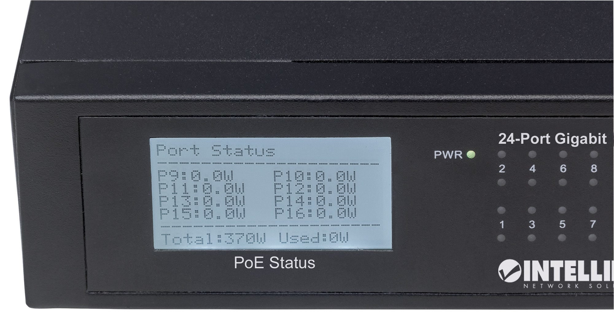 Intellinet 561242 netwerk-switch Unmanaged Gigabit Ethernet (10/100/1000) Power over Ethernet (PoE) 1U Zwart - Afbeelding 7
