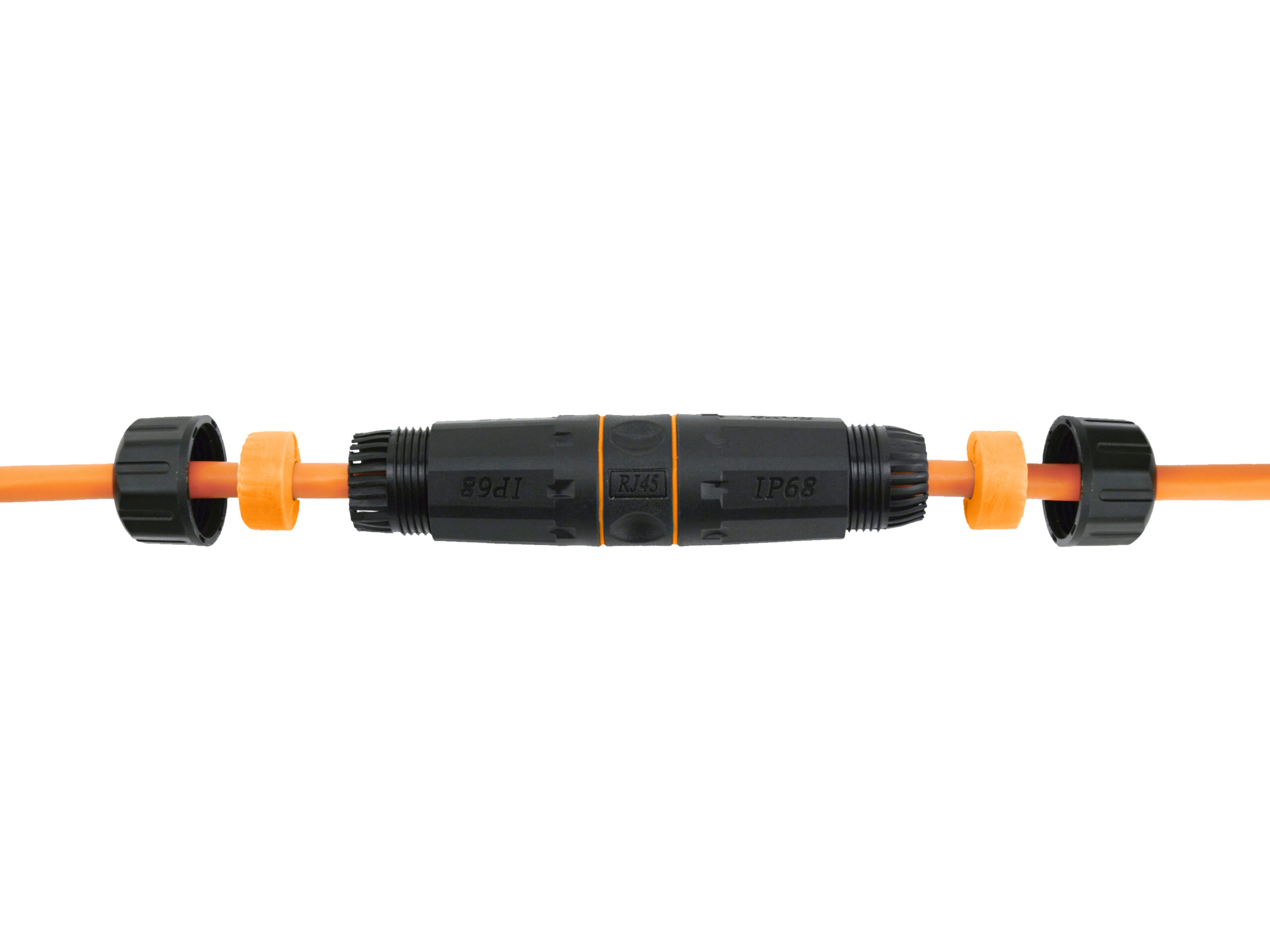 Equip 221162 tussenstuk voor kabels RJ-45 Zwart, Oranje - Afbeelding 6