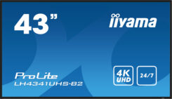 iiyama LH4341UHS-B2 beeldkrant 108 cm (42.5") LCD 500 cd/m² 4K Ultra HD Type processor Android 8.0 24/7 - Afbeelding 3