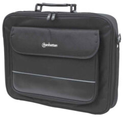 Manhattan 421560 laptoptas 43,2 cm (17") Aktetas Zwart