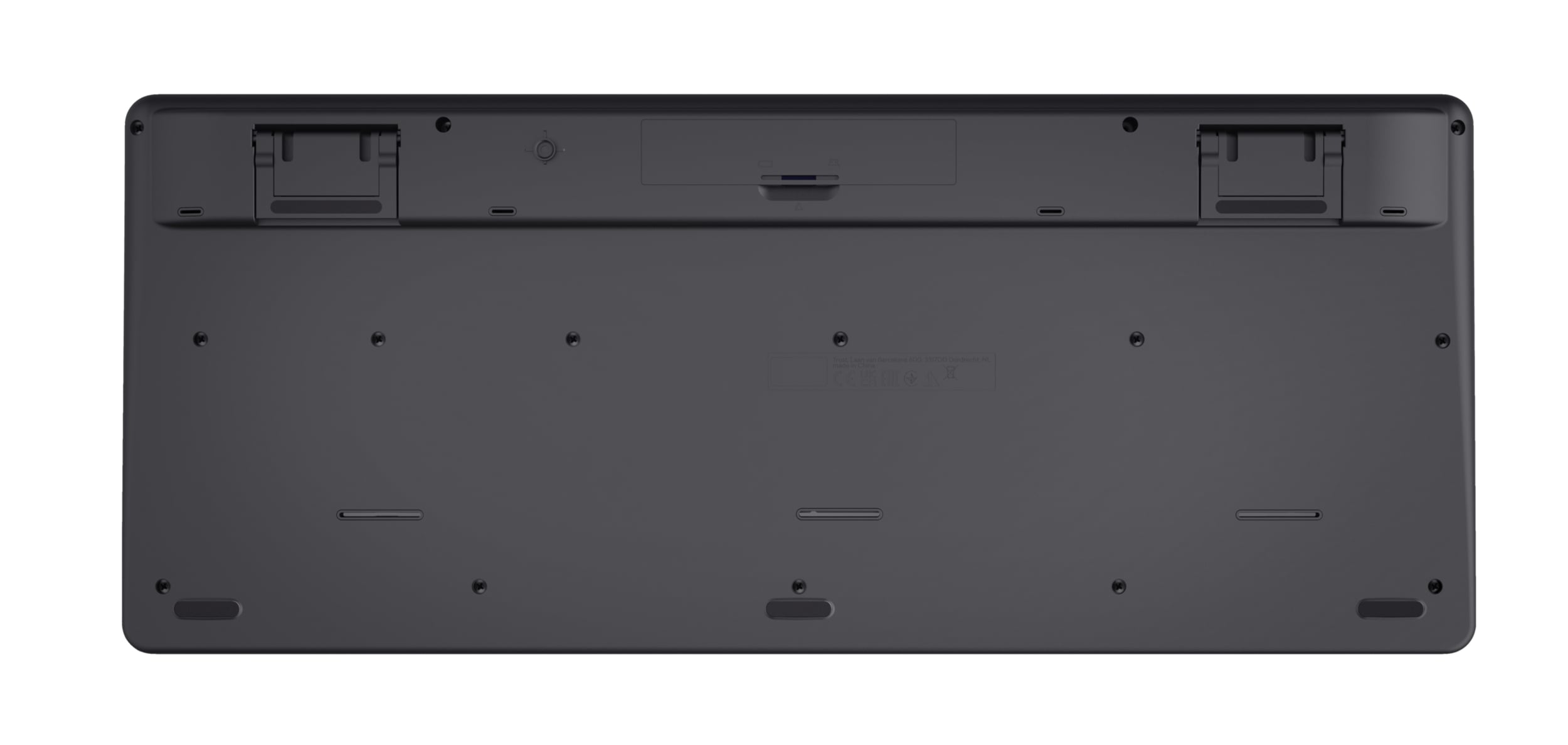 Trust Trezo Toetsenbord en Muis Set - Draadloze desktopset – Belgische AZERTY-indeling – Stille toetsen – Zwart - Afbeelding 7