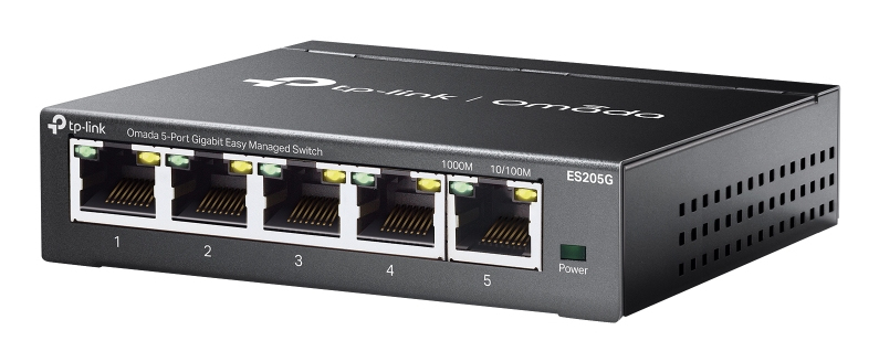 TP-Link Omada ES205G netwerk-switch Managed Gigabit Ethernet (10/100/1000) Zwart - Afbeelding 4