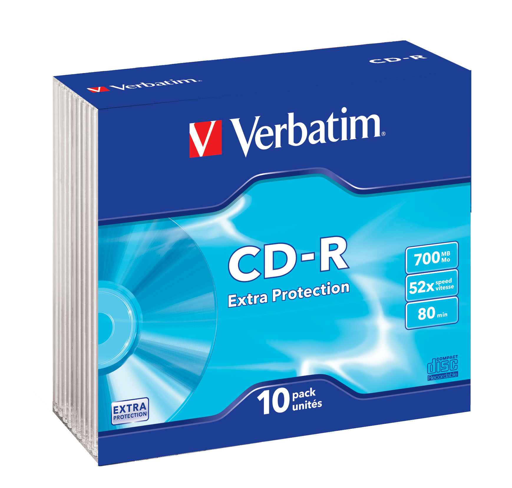 Verbatim CD-R Extra Protection 700 MB 52x 10 stuk(s) - Afbeelding 3