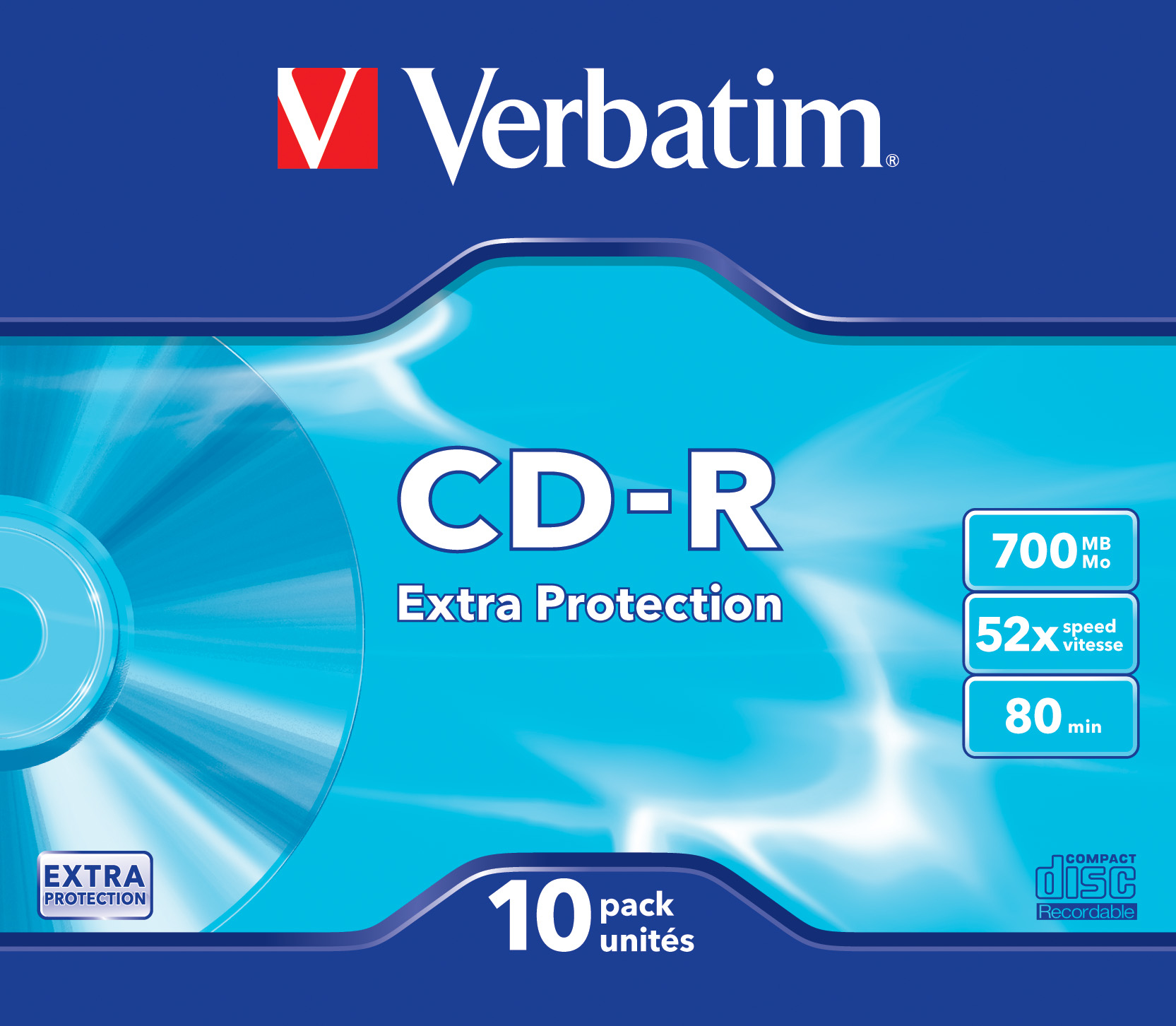 Verbatim CD-R Extra Protection 700 MB 52x 10 stuk(s) - Afbeelding 2
