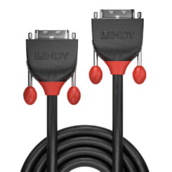 Lindy 36251 DVI kabel 1 m DVI-D Zwart, Rood - Afbeelding 3