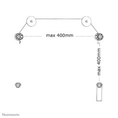 Neomounts PLASMA-W800 TV-beugel wand 32-55" - vlak - Afbeelding 4