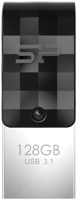 Silicon Power C31 Dual USB Pendrive Mobile 128GB USB-C Black