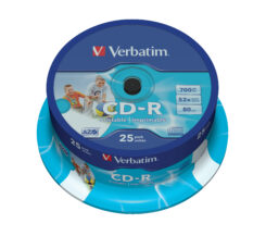 Verbatim CD-R AZO Wide Inkjet Printable 700 MB 52x 25 stuk(s) - Afbeelding 2