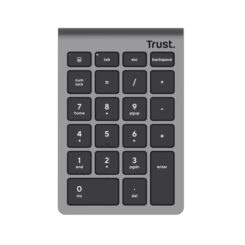 Trust Xalas Draadloos Numeriek Toetsenblok – Draadloze numpad – Laptop numeriek toetsenbord – 2.4GHz USB-microreceiver – Zilver - Afbeelding 4