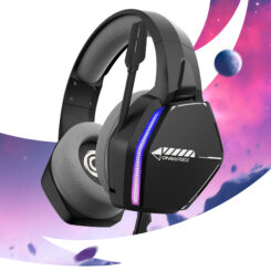 Oniverse Nebula Headset Bedraad Hoofdband Gamen USB Type-A Zwart - Afbeelding 7