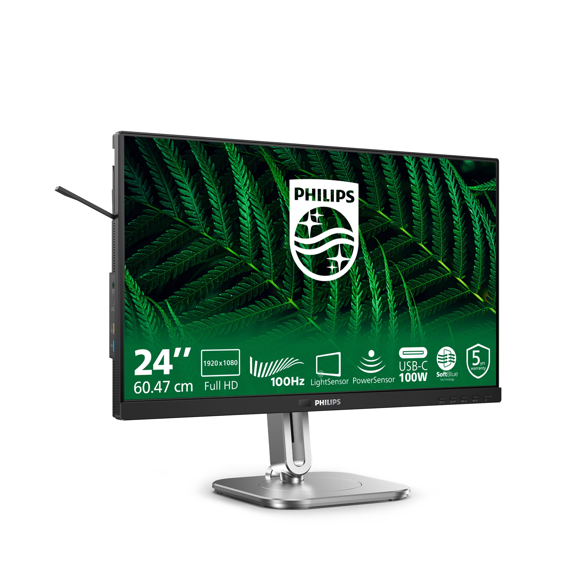 Philips 5000 series 24B2G5301/00 computer monitor 60,5 cm (23.8") 1920 x 1080 Pixels Full HD LCD Zwart - Afbeelding 3