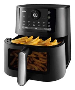 Braun HF 5075 Enkel Vrijstaand 2000 W Heteluchtfriteuse Zwart, Grijs - Afbeelding 3