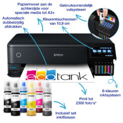Epson EcoTank ET-8550 A3+ Wi-Fi-fotoprinter met inkttank - Afbeelding 3