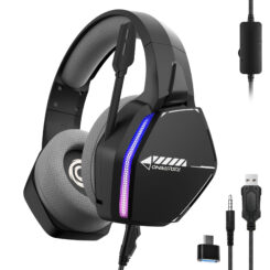Oniverse Nebula Headset Bedraad Hoofdband Gamen USB Type-A Zwart - Afbeelding 2