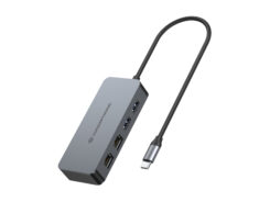 Conceptronic ABBY24G laptop dock & poortreplicator Bedraad USB 3.2 Gen 1 (3.1 Gen 1) Type-C Grijs