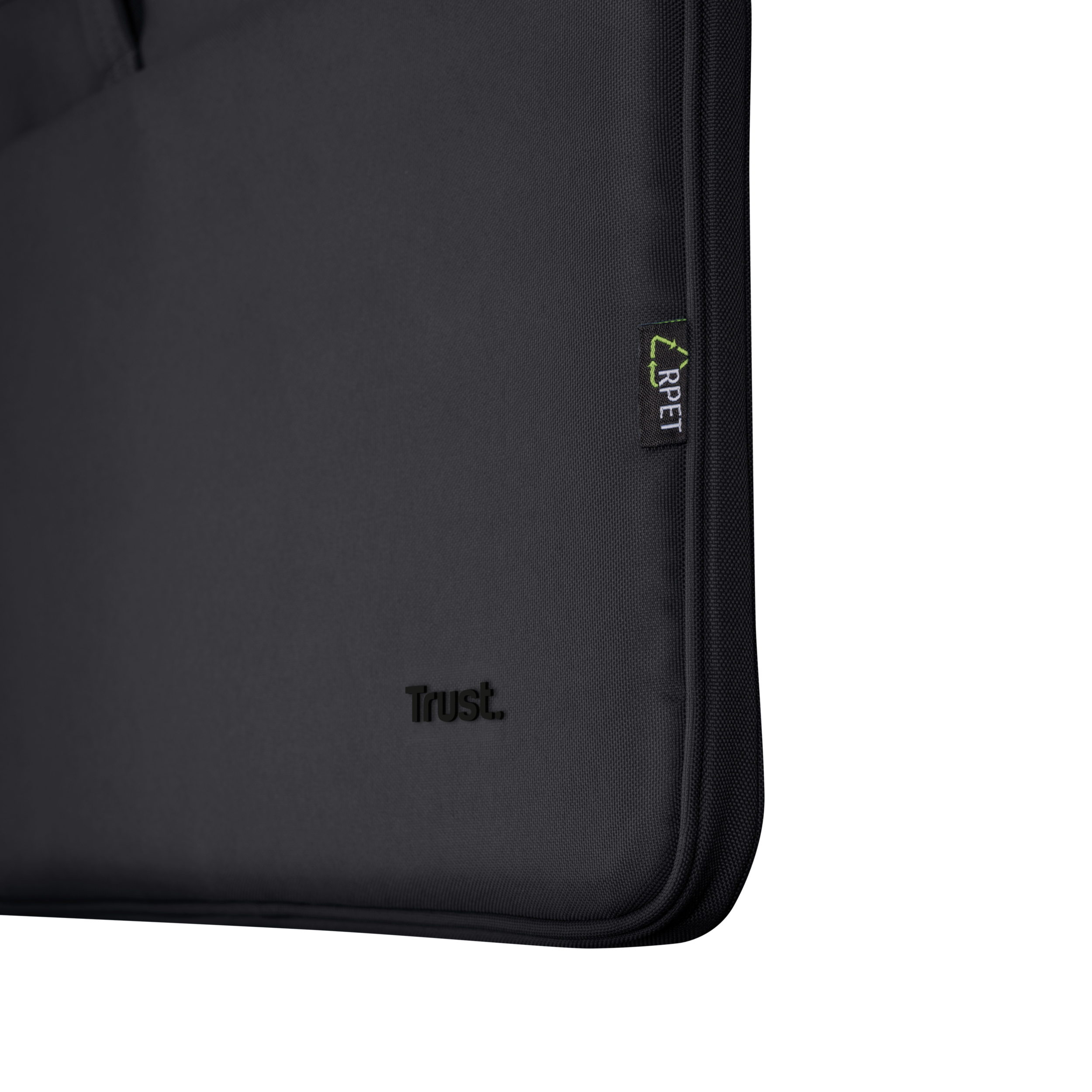 Trust Bologna laptop schoudertas 16 inch - Laptop schoudertas – Voor laptops tot 16 inch – Gerecycled materiaal – Zwart - Afbeelding 9