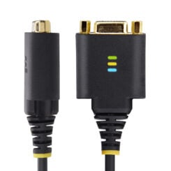 StarTech.com 30cm USB naar Null Modem Adapter/Converter Kabel, COM Retention, FTDI, USB-A naar DB9 RS232, Verwisselbare DB9 Schroeven/Moeren, ESD Bescherming, Windows/macOS/Linux - Afbeelding 4