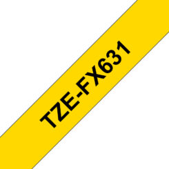 Brother TZE-FX631 labelprinter-tape TZ - Afbeelding 2