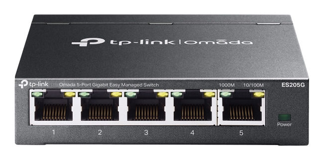 TP-Link Omada ES205G netwerk-switch Managed Gigabit Ethernet (10/100/1000) Zwart - Afbeelding 2