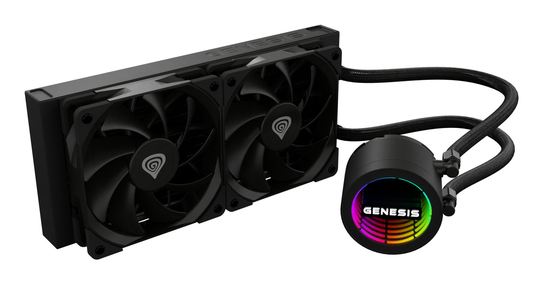 GENESIS NLG-2318 koelsysteem voor computers Processor Alles-in-één vloeistofkoeler Zwart - Afbeelding 3