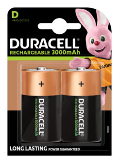 Duracell Recharge Ultra D-batterijen, verpakking van 2