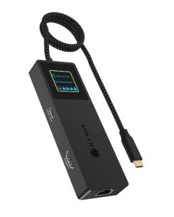 ICY BOX Spade Dock 4038 Bedraad USB 3.2 Gen 2 (3.1 Gen 2) Type-C Zwart
