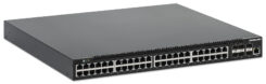 Intellinet 54-poorts L3 volledig beheerde Gigabit PoE+ netwerk switch, 48x RJ45 + 6x 10G SFP+ uplinks, PoE-budget 850 W, Layer 3 routing, VLAN/QoS, 19" rackmontage, professionele netwerkomgevingen, 3 jaar garantie - Afbeelding 3
