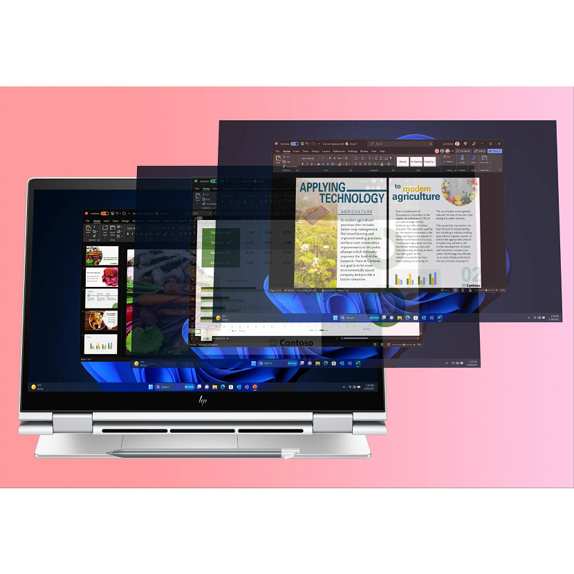 HP EliteBook 8 Flip G1i 13 AI Intel Core Ultra 7 255U Hybride (2-in-1) 33,8 cm (13.3") Touchscreen WUXGA 16 GB LPDDR5x-SDRAM 512 GB SSD Wi-Fi 6E (802.11ax) Windows 11 Pro AI PC Zilver - Afbeelding 15