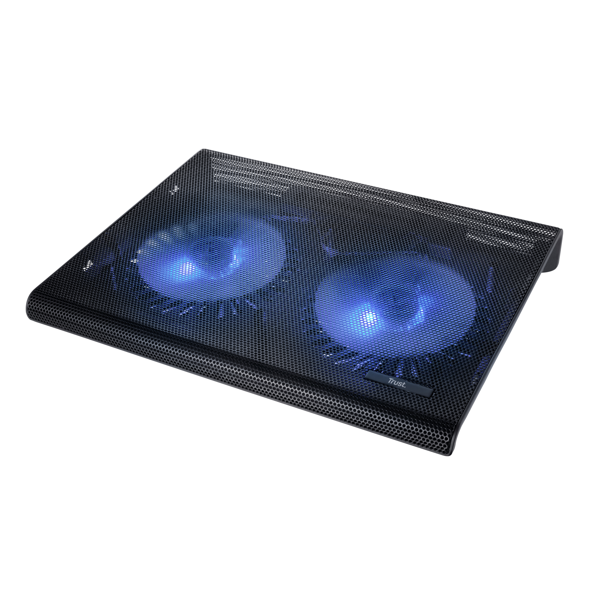 Trust Azul Laptop Cooling Stand - Laptopkoeler – 2 ventilatoren – Voor laptops tot 17,3 inch – Zwart - Afbeelding 2