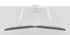 Neomounts DS70-250WH2 Monitorarm 17-32" - gasveer - Topfix - 180°-stop - Afbeelding 5