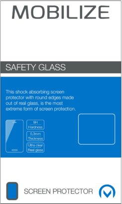Mobilize Glass Screen Protector - Black Frame - Apple iPhone 12/12 Pro