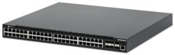 Intellinet 54-poorts L3 volledig beheerde Gigabit PoE+ netwerk switch, 48x RJ45 + 6x 10G SFP+ uplinks, PoE-budget 850 W, Layer 3 routing, VLAN/QoS, 19" rackmontage, professionele netwerkomgevingen, 3 jaar garantie - Afbeelding 2